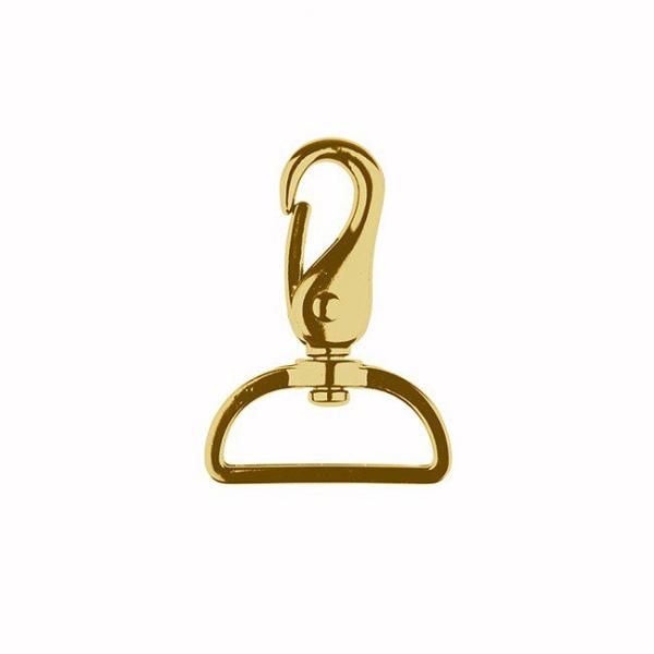 Metall-Karabiner 4cm Breite Gelbgold